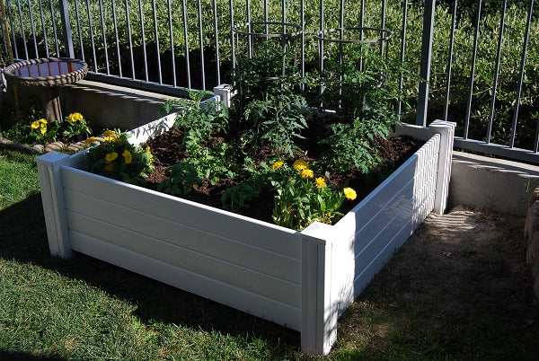 Premium 48"x48"x15” Raised Garden Bed – White