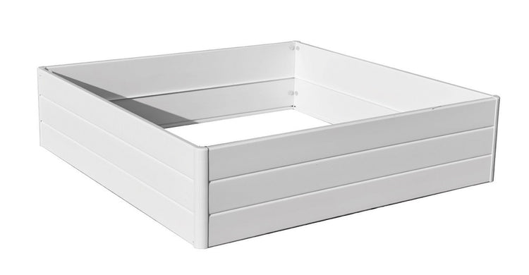 Raised Garden Bed 44.5" x 44.5" x 11.5" – White